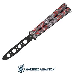 RED SNAKE TRAINING KNIFE BLADE 9,6 CM. ALBAINOX (ALB-02210)