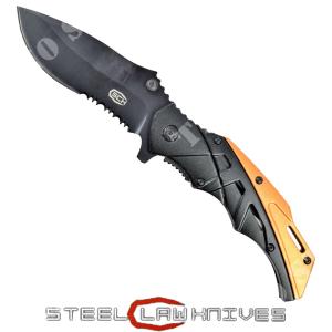 SCK ORANGE BACK FOLDABLE KNIFE (CW-H77)