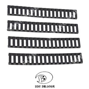 BIG DRAGON BLACK RUBBER SLIDE COVER SET TYPE B (BD-4153)
