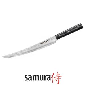 DAMASCUS KNIFE 67 SO FOR SLICING 23CM SAMURA (C670D67046)