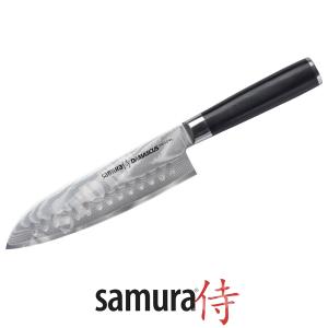 DAMASCUS SANTOKU KNIFE WITH WALLS 18CM SAMURA (C670SD0094)