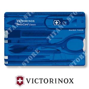 SWISS CARD CLASSIC BLU TRASPARENTE VICTORINOX (V-0.71 22.T2)  0.7122.T2