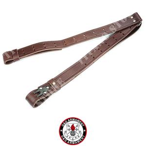 TWO POINT LEATHER SLING FOR M14 DESERT TAN G&G (GG-M01045)