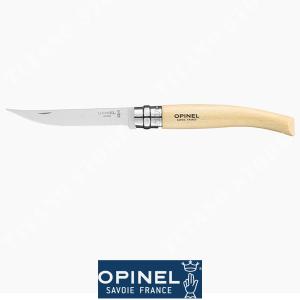 KNIFE N.10 SLIM BEECH HANDLE STAINLESS OPINEL (OPN-000517)
