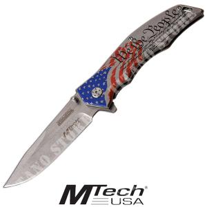 WE THE PEOPLE KNIFE 3.75&#39;&#39; BLADE MTECH USA (MX-A849SW)