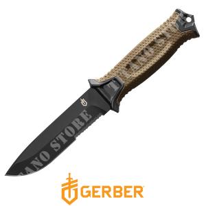 STRONGARM KNIFE BLACK FIXED BLADE COYOTE BROWN GERBER HANDLE (31-003615)