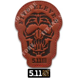 GUNS SKULL LEATHER PATCH 5.11 (92063-108)