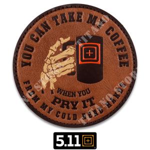 TAKE COFFEE LEDERPATCH 5.11 (92185-108)