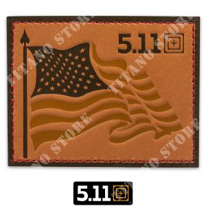 USA FLAG LEATHER PATCH 5.11(92101-108)