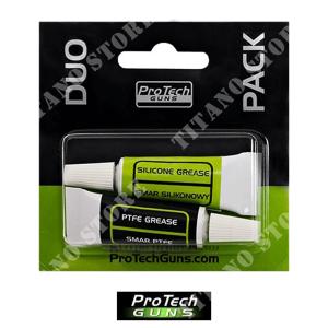 DUO PACK SILICONE GREASE + PTFE GREASE PROTECH (PR-G07)