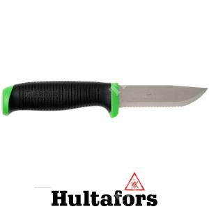ROPE KNIFE HANDLE GREEN/BLACK FLUO HULTAFORS (HLT-RKR GH)