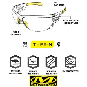 titano-store it occhiale-tactical-type-n-clear-frame-lens-mechanix-mx-vns2-10aa-ce-p1155312 031