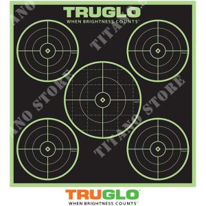 12 TRU-SEE 5-BULL TRUGLO TARGETS (TG11A12)