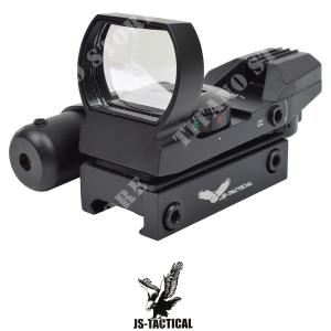 RED DOT MRS NERO CON LASER ROSSO JS TACTICAL (JS-HD101)