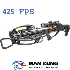 COMPOUND CROSSBOW CHESTER 425 FPS BLACK MAN KUNG (MK-XB65B)