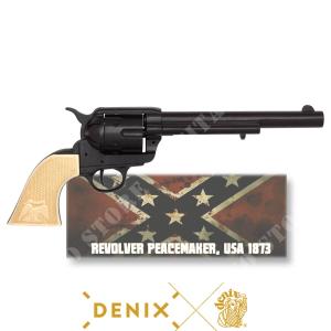 REPLIK REVOLVER FRIEDENSMACHER SCHWARZ USA 1873 DENIX (01109/N)