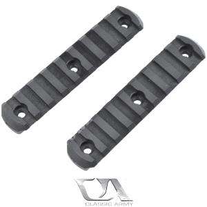 SLITTE 20MM IN POLIMERO 9 SLOT NERE CLASSIC ARMY (A656P-9)
