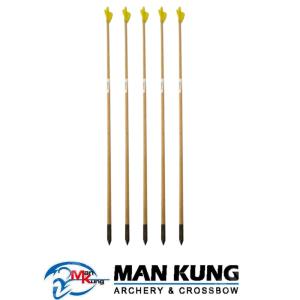 SET 5 ARROWS FOR WOOD 29 '' MAN KUNG (D002-5)