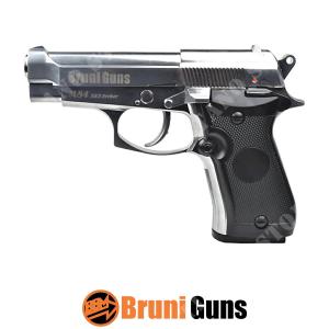 CO2 PISTOL CAL 4,5 M84 SILVER BRUNI (BR-323MS) - SALE ONLY IN STORE