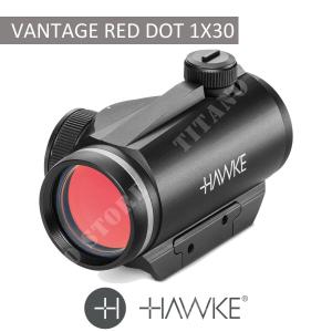 VANTAGE RED DOT SIGHT 1X30 3MOA WEAVER HAWKE (12104)