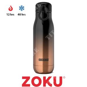 BOUTEILLE THERMIQUE OR OMBRE 500ml. ZOKU (ZK142-13)