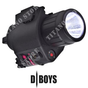 TORCIA LED CON LASER ROSSO DBOYS (DB058)