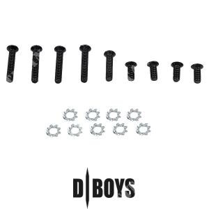 SCREWS SET FOR GEARBOX V2 WITH DBOYS QUICK SPRING GUIDE HOOK (DB062)