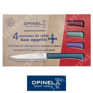 BOX OF 4 TABLE KNIVES BON APPETIT OPINEL (OPT-002197)