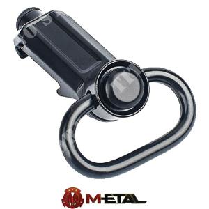 QD STRAP HOOK WITH ATTACHMENT FOR 20MM SLIDES METAL BLACK (ME4011-B)