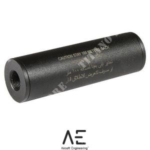 SILENCIEUX COVERT TACTICAL PRO 30x100mm STAY 100 METRES ARRIERE AIRSOFT ENGINEERING (AEN-09-019861)