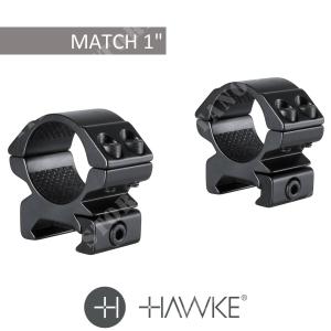 FIXATION MATCH 2PCS 1'' LOW WEAVER HAWKE (22112)