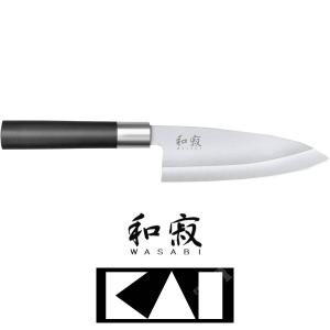 DEBA KNIFE 15CM WASABI BLACK KAI (KAI-6715D)