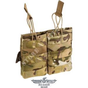 FAST MULTICAM DOUBLE MAGAZINE POUCH 5.56 INVADER GEAR (INV-16610)