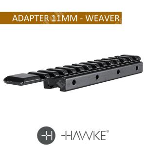 ADAPTATEUR RAIL 1PZ 11MM - WEAVER HAWKE (22401)