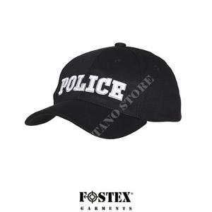 BASEBALL CAP POLICE BLACK FOSTEX (215151-213-BK)