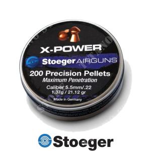 LEADS X-POWER CALIBRE 5.5MM 1.37G STOEGER (30378)