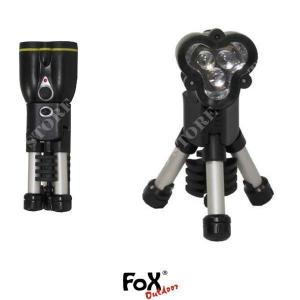 FOX OUTDOOR 3 LED TORCH WITH TRIPOD (26389)