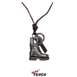 PURE TRASH BOOT NECKLACE (28125B)