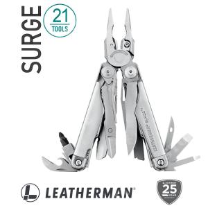 PINCE MULTI-OUTILS LARGE SURGE SILVER LEATHERMAN (830165)