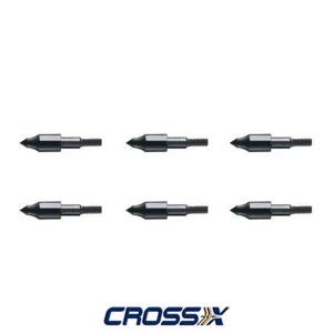 Punta de campo para flecha de ballesta (6 piezas) - CROSS-X (53C807-6)