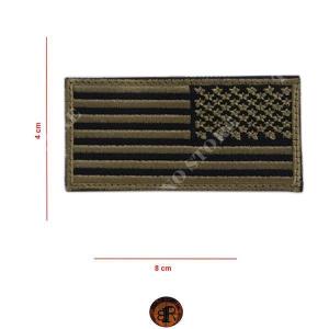 BR1 ÉCUSSON BRODÉ `` AMERICAN FLAG REVERSE SAND &#39;&#39; (PRC279)
