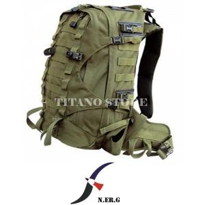 GREEN BACKPACK ICE ROCK PLUS 40/45 LT NERG (OPT-NG120-02)