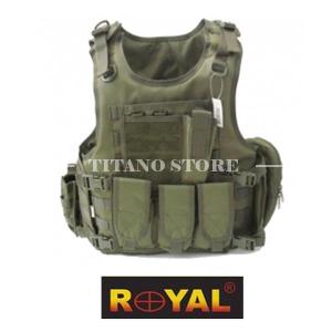 TACTICAL BODY 8 POCKETS AND ROYAL MOLLE SYSTEM (RP-322)