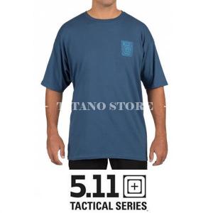 T-SHIRT TG-S STOLZER VOGEL 41006CT H.BLUE 707 5.11 (643054)