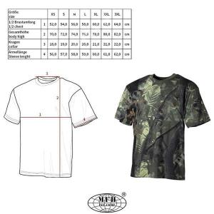 T-SHIRT CAMOUFLAGE MFH (00105A)