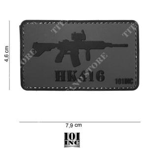 PATCH 3D PVC HK416 GRAU 101 INC (444130-4041)