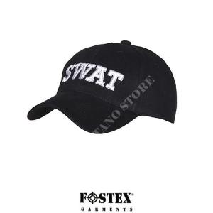 BASEBALL SWAT BLACK FOSTEX CAP (215150-220-BK)