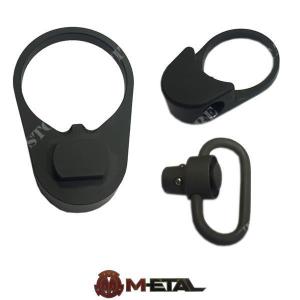 ATTACCO CINGHIA EXTENDED STOCK NERO METAL ( ME 04014-BK)