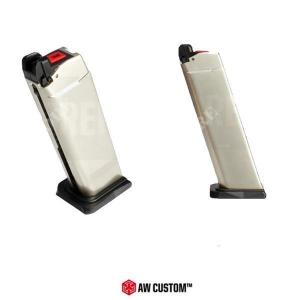 SILVER 25BB METAL GAS MAGAZINE FOR ARMORER WORKS SERIES (AW-VXMG02)
