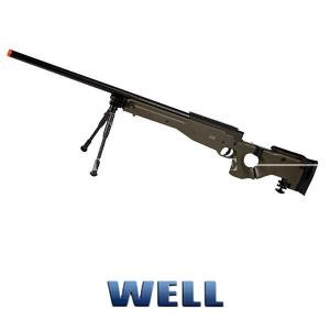 AW 338 SNIPER 2000 GREEN WITH WELL BIPOD (MB08GB)